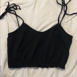 Little Black Crop Top